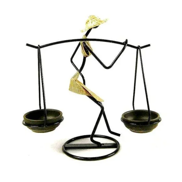 COPY - African Candle Holder | Metal Candlestick | Tribal Figurines | Art | Uji… - Picture 10 of 11